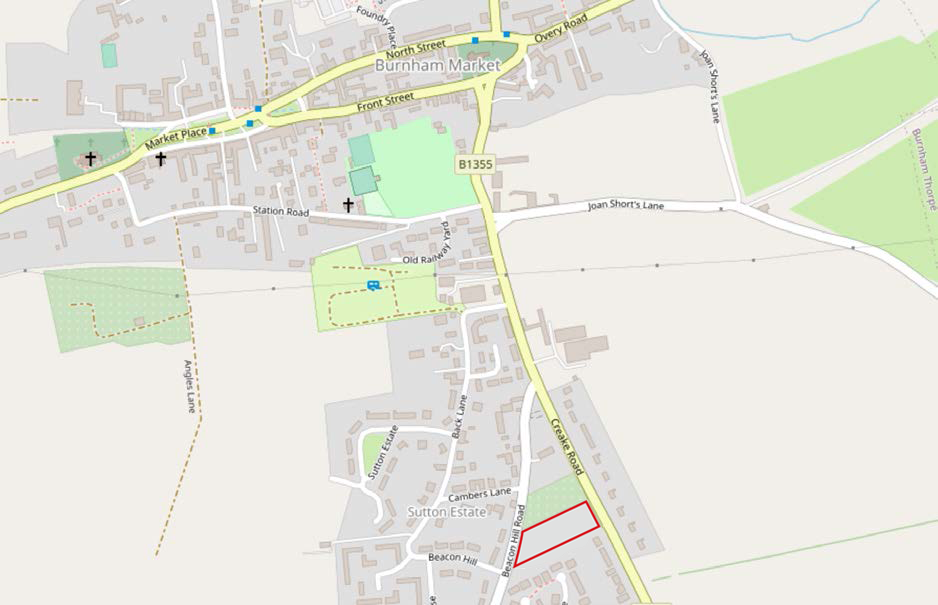 Location of proposed site