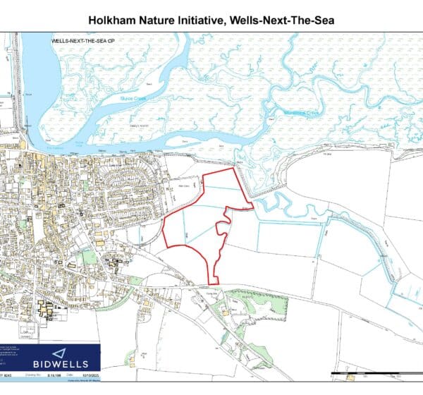 Outline Area Map of Holkham Nature Initiative Site