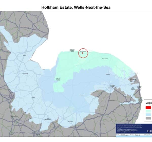 Location Map of Holkham Nature Initiative Site